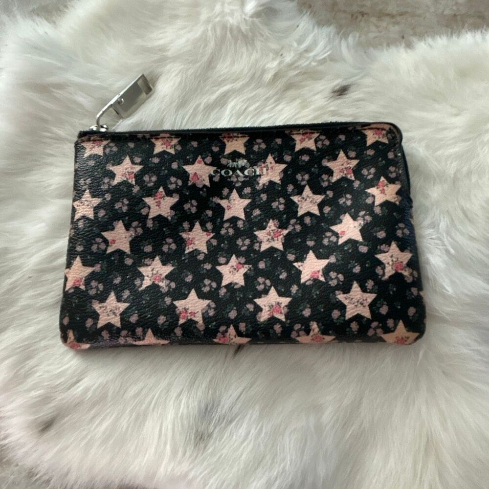 COACH Black & Pink Wristlet